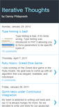 Mobile Screenshot of iterativethoughts.com
